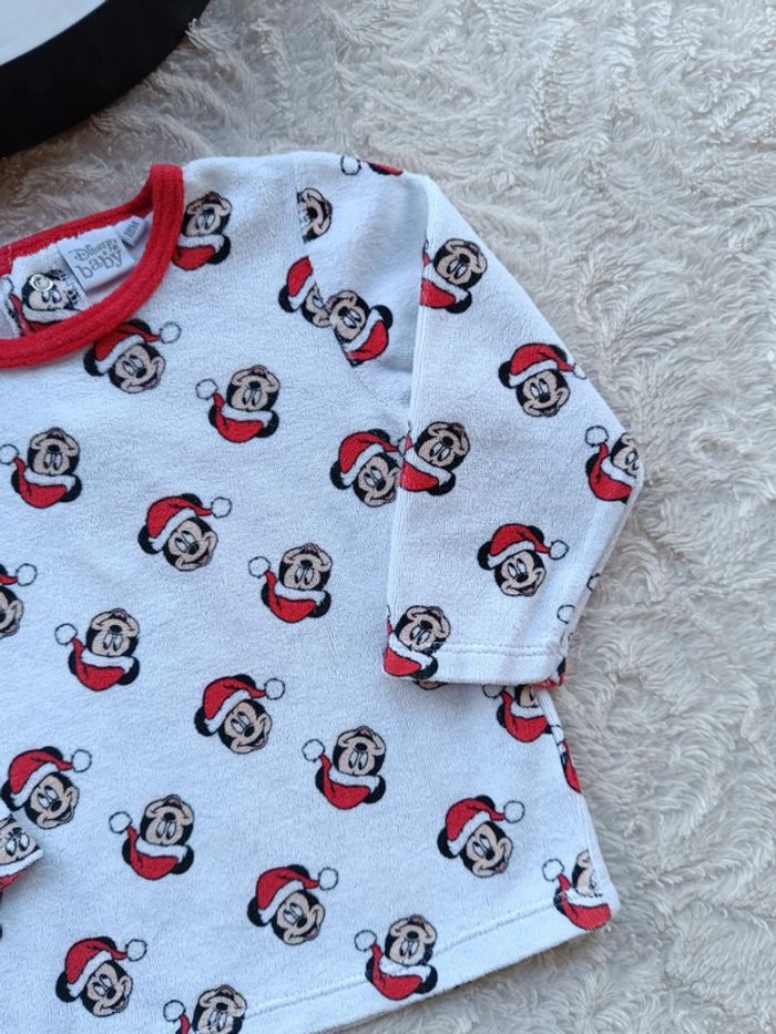 Pyjama velours 2 pièces Garçon 18 mois Mickey père noël Disney - photo numéro 5