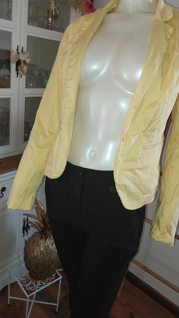 Blazer/ Veste excellent état by Kilky jaune taille S - photo numéro 13