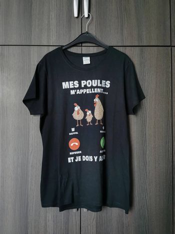 T-shirt "Mes poules m'appellent"