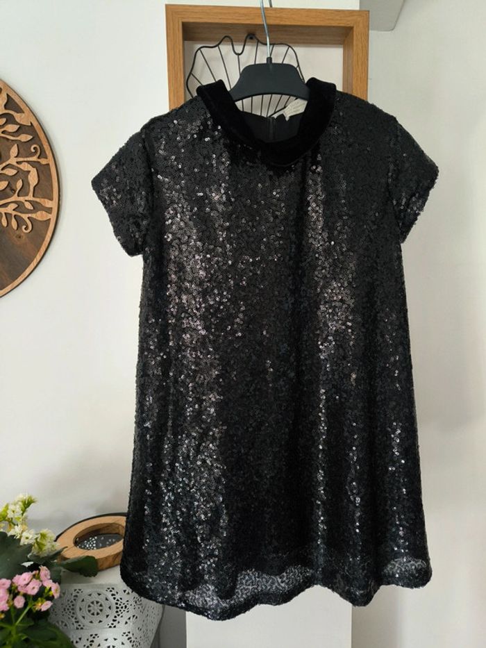 Robe sequin soiree fille Zara - photo numéro 2