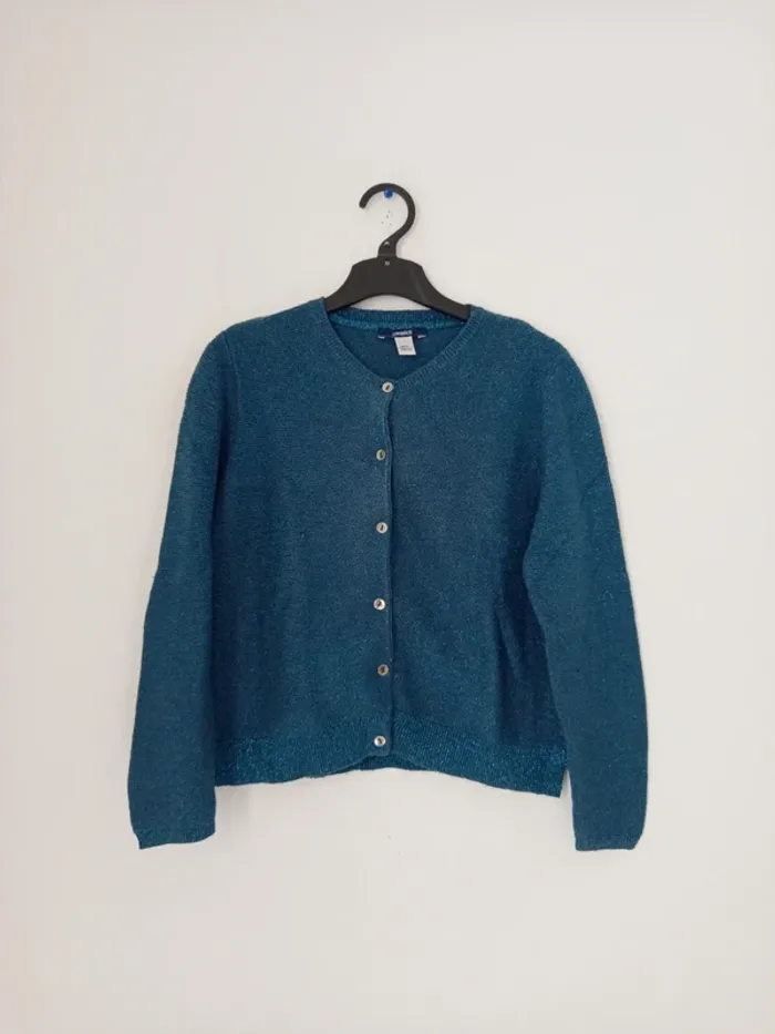 Gilet / cardigan pailleté fille w