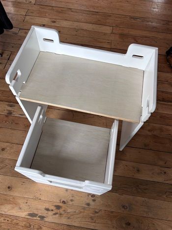 Table bureau évolutif et sa chaise pour les tout petits maternelle