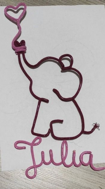 Éléphant Tricotin personnalisé