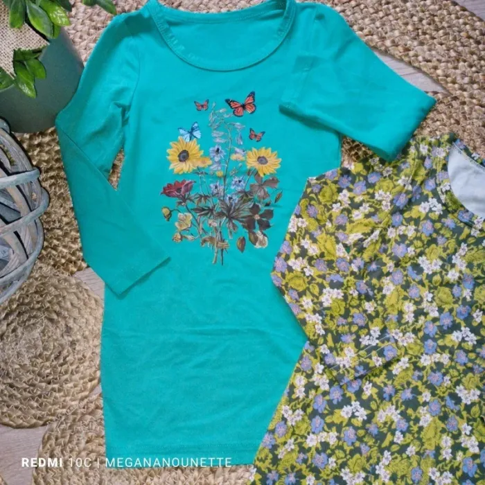 🌺 Lot x2 Robes Fille 3 Ans 🌈 Fleurie & Stylée - photo numéro 4