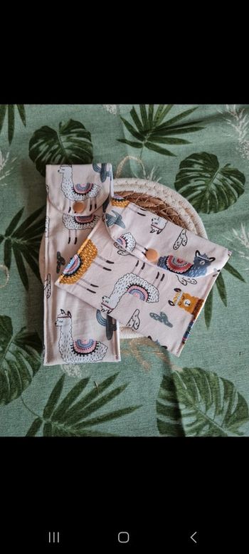 Ensemble pochette à savon et brosse à dent
