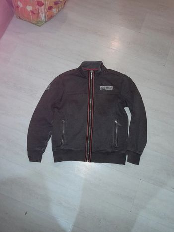 Sweat zippé oxbow effet vieilli
