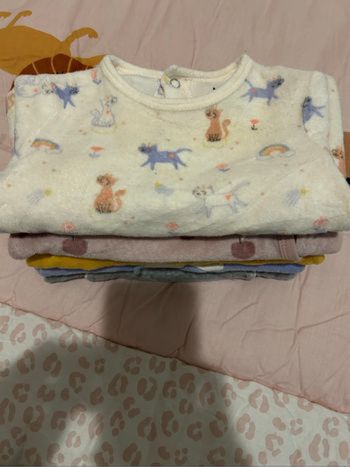 Lot de 5 pyjama bébé fille 3 MOIS