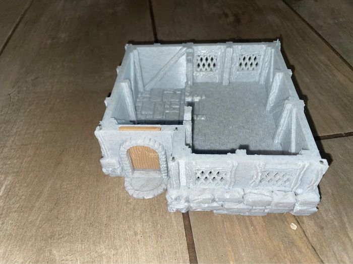 Petite maison château en 3D boîte à bijoux de rangement tirelire - photo numéro 7