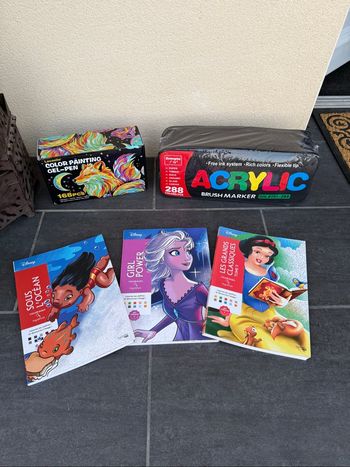 Lot coloriages mystères