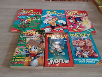 Lot d 3 Picsou magazine et 3 Mickey parade(14)