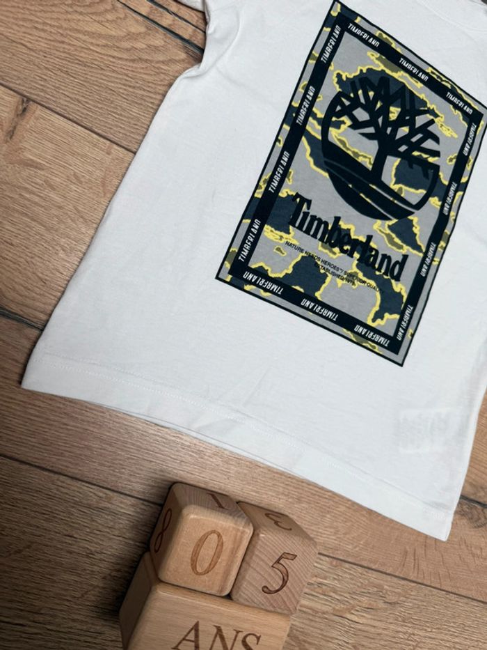 Tee-shirt garçon Timberland camouflage 5 ans - photo numéro 3