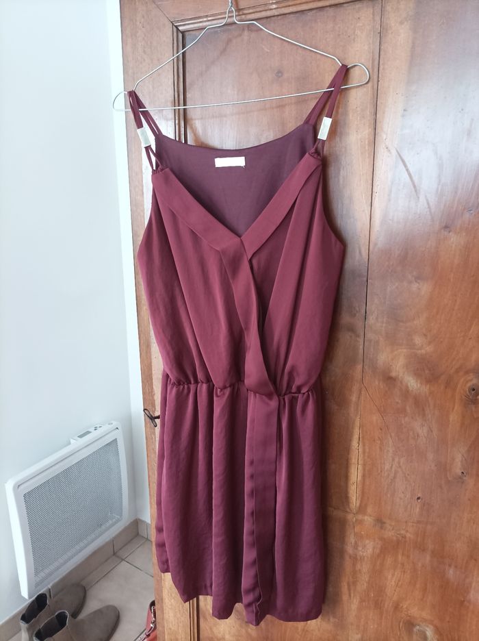 Robe Promod couleur bordeaux - photo numéro 6