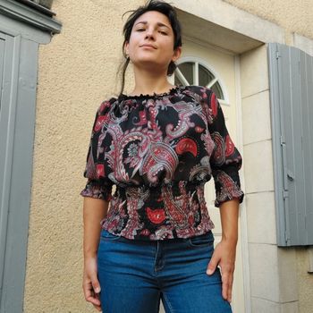 Magnifique blouse Vintage taille M