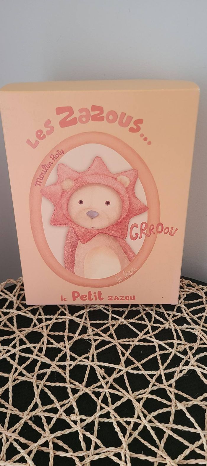 Moulin Roty collection Les Zazous doudou Grou le Lion Jaune Orange Beige - photo numéro 2