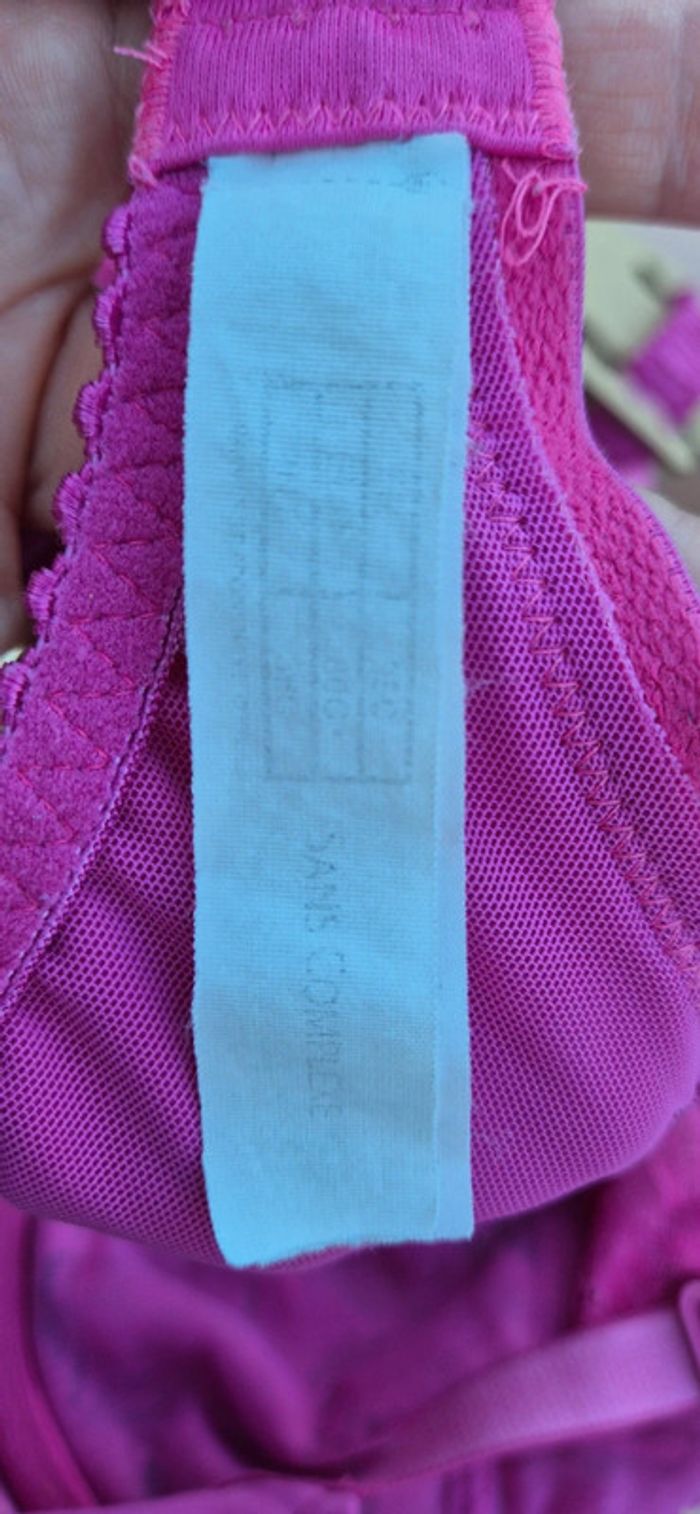 Soutien gorge Avec armatures 95C rose. - photo numéro 6