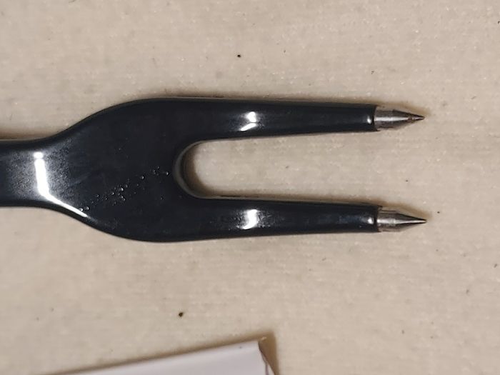 Fourchette thermomètre de cuisson. - photo numéro 7