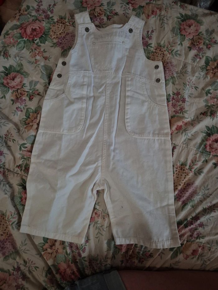 Salopette blanche