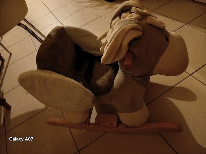 Cheval (âne)a bascule nattou - photo numéro 5