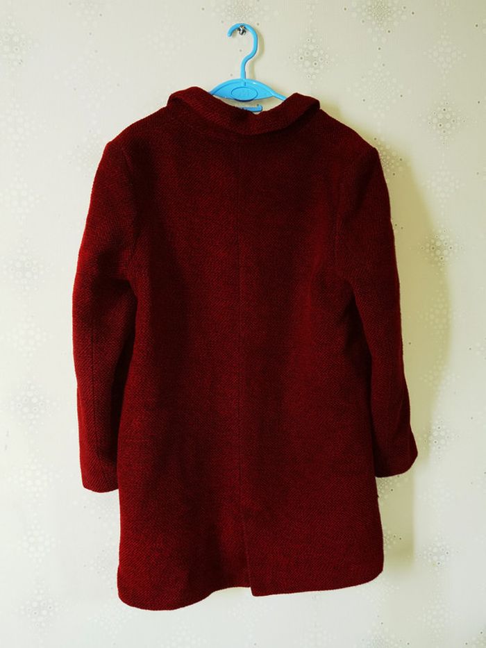 D2540 - manteau bordeaux taille 44 - photo numéro 3