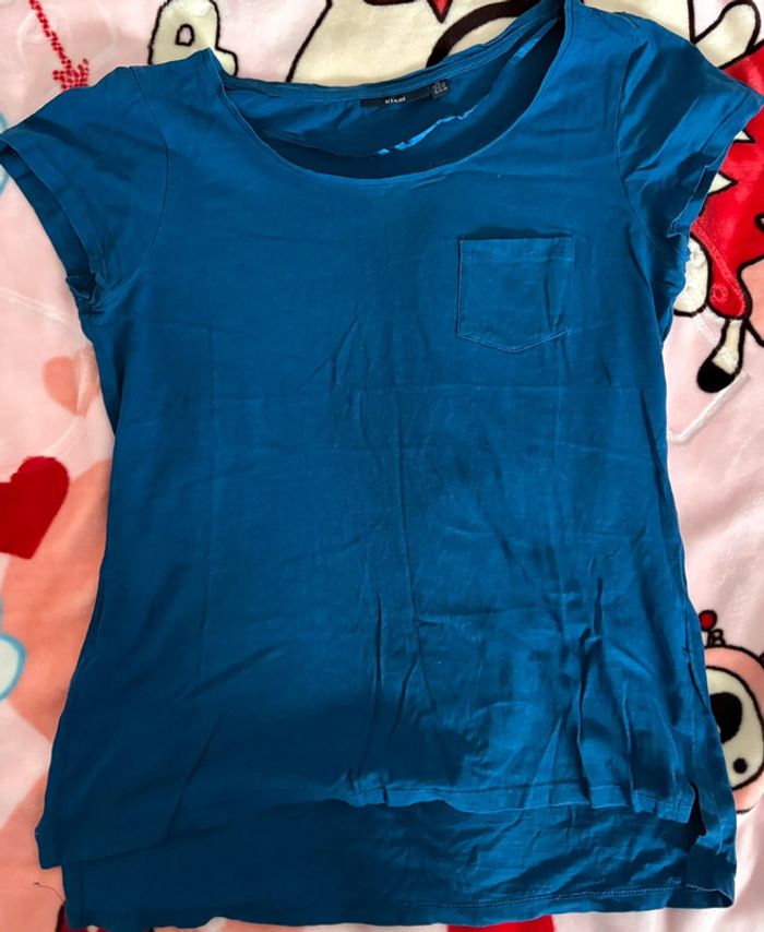 Tee-shirts bleu