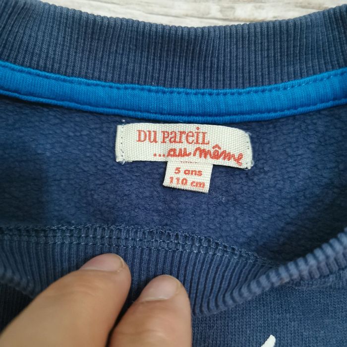 Pull marine du pareil au même 5ans 110cm - photo numéro 3