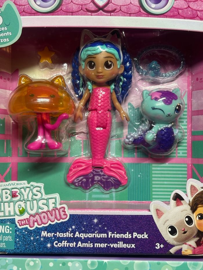 Gabby chat Set accessoires + coffret Sirène amis mer-veilleux  Bijoux, accessoires cheveux et sac à main Gabby’s Dollhouse - photo numéro 6