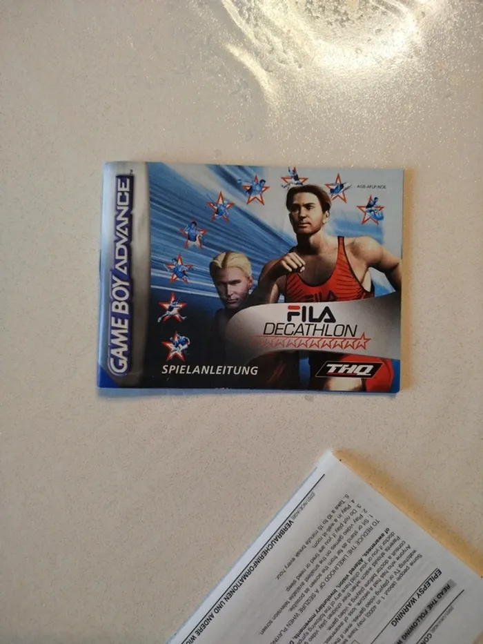 Game boy advance fila decathlon game gba Nintendo - photo numéro 8