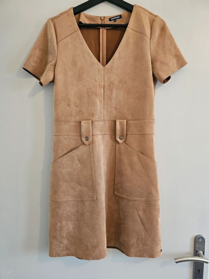 Robe suédine camel Bonobo Taille S