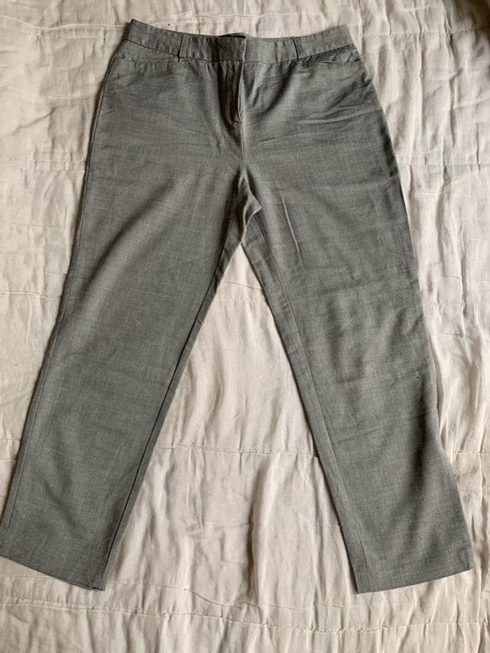 Pantalon gris 1,2,3 taille 38 - photo numéro 2