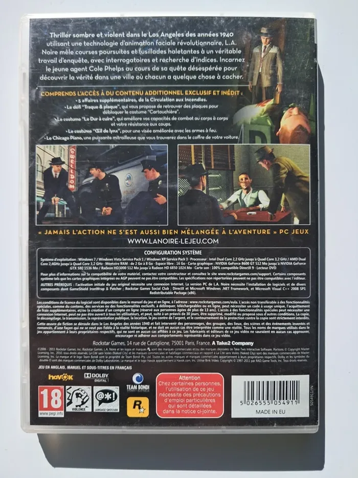 Jeu vidéo PC L.A. Noire édition intégrale - photo numéro 4