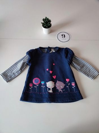 Tee-shirt manches longues Orchestra bébé – 9 mois