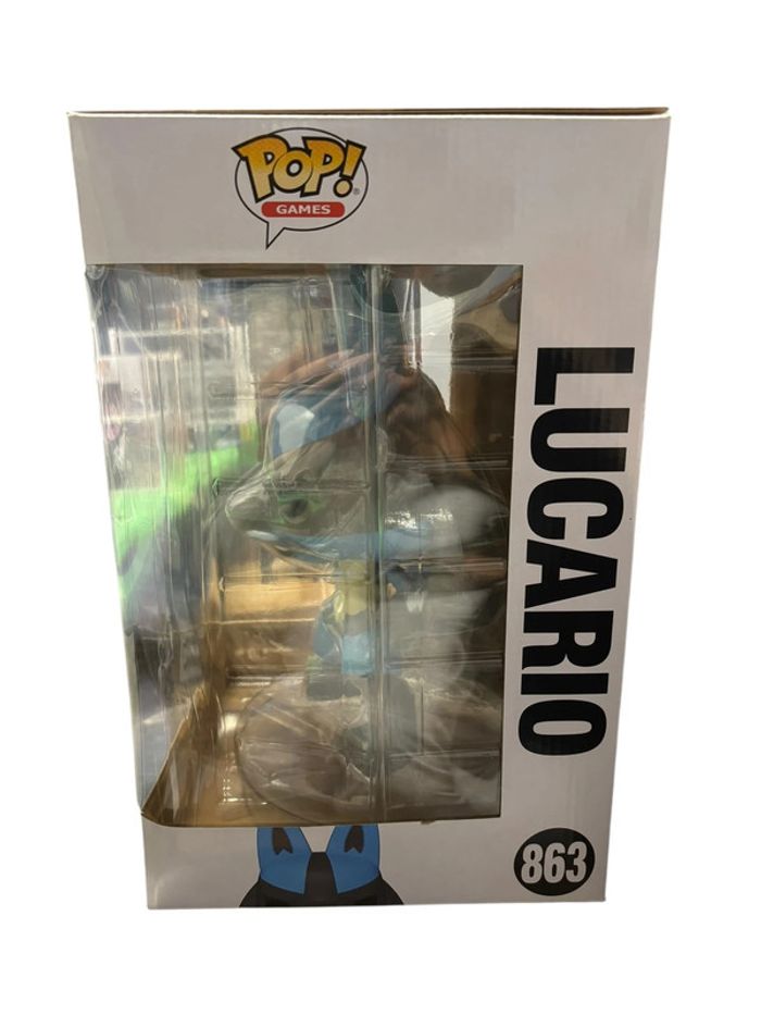 Figurine Funko Pop Pokémon Jumbo Lucario 863 neuf - photo numéro 4