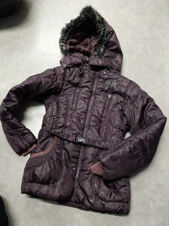manteau doudoune fille doublé polaire 12 ans orchestra