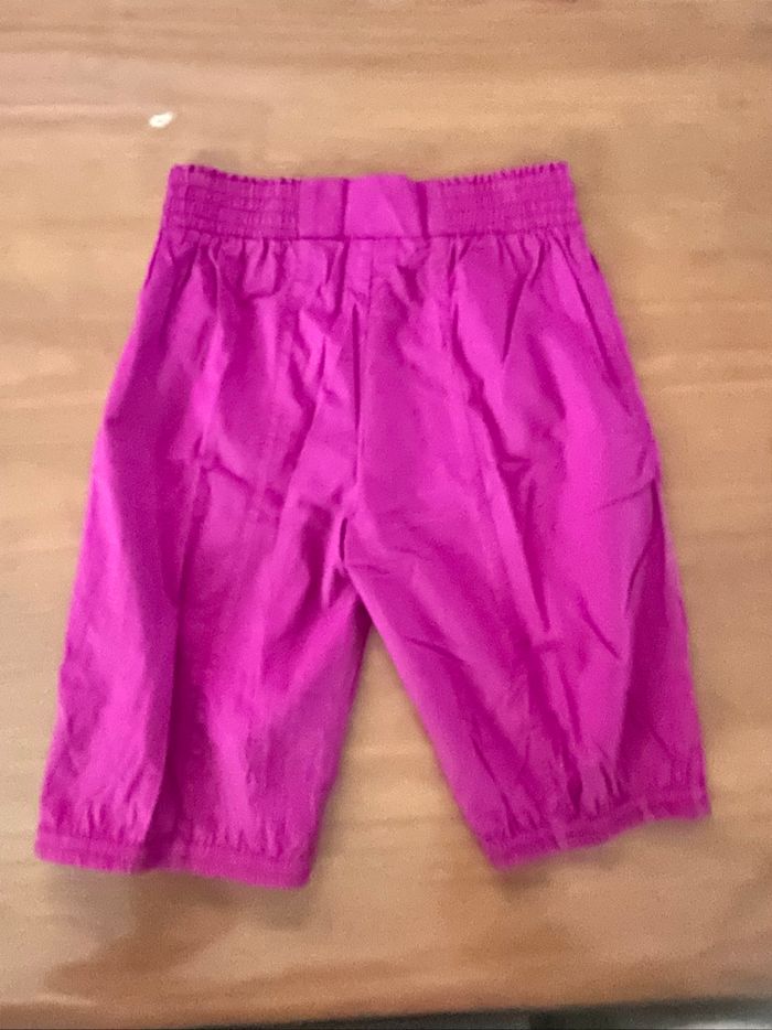 Ensemble pantalon mauve/haut bretelles gris DPAM 18 mois - photo numéro 5