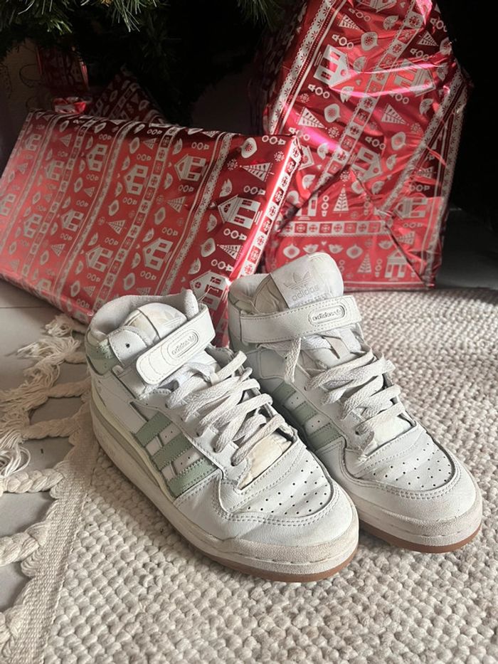 Adidas forum mid vert blanc taille 38