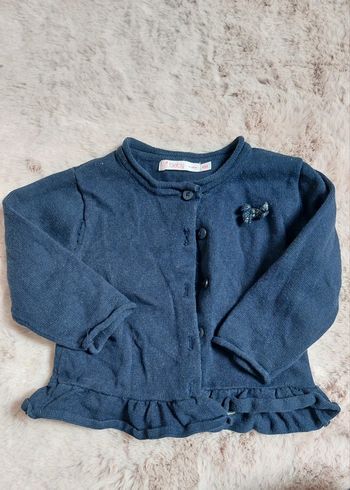 Gilet bleu marine 6 mois