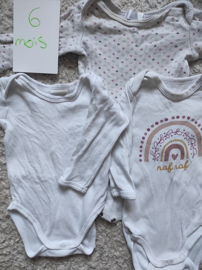 Lot de 3 body - 6 mois - photo numéro 2