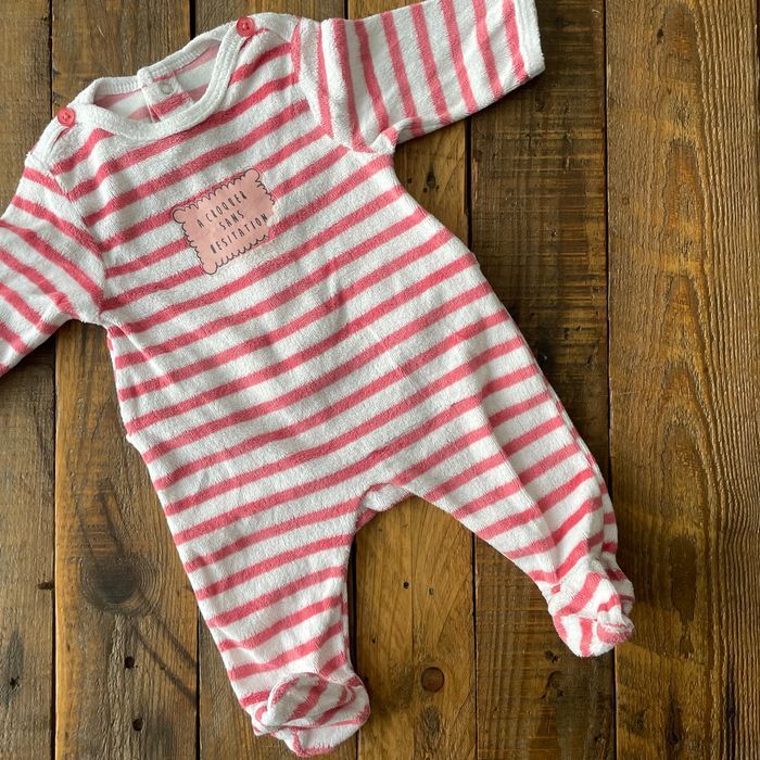 Pyjama velours 1mois