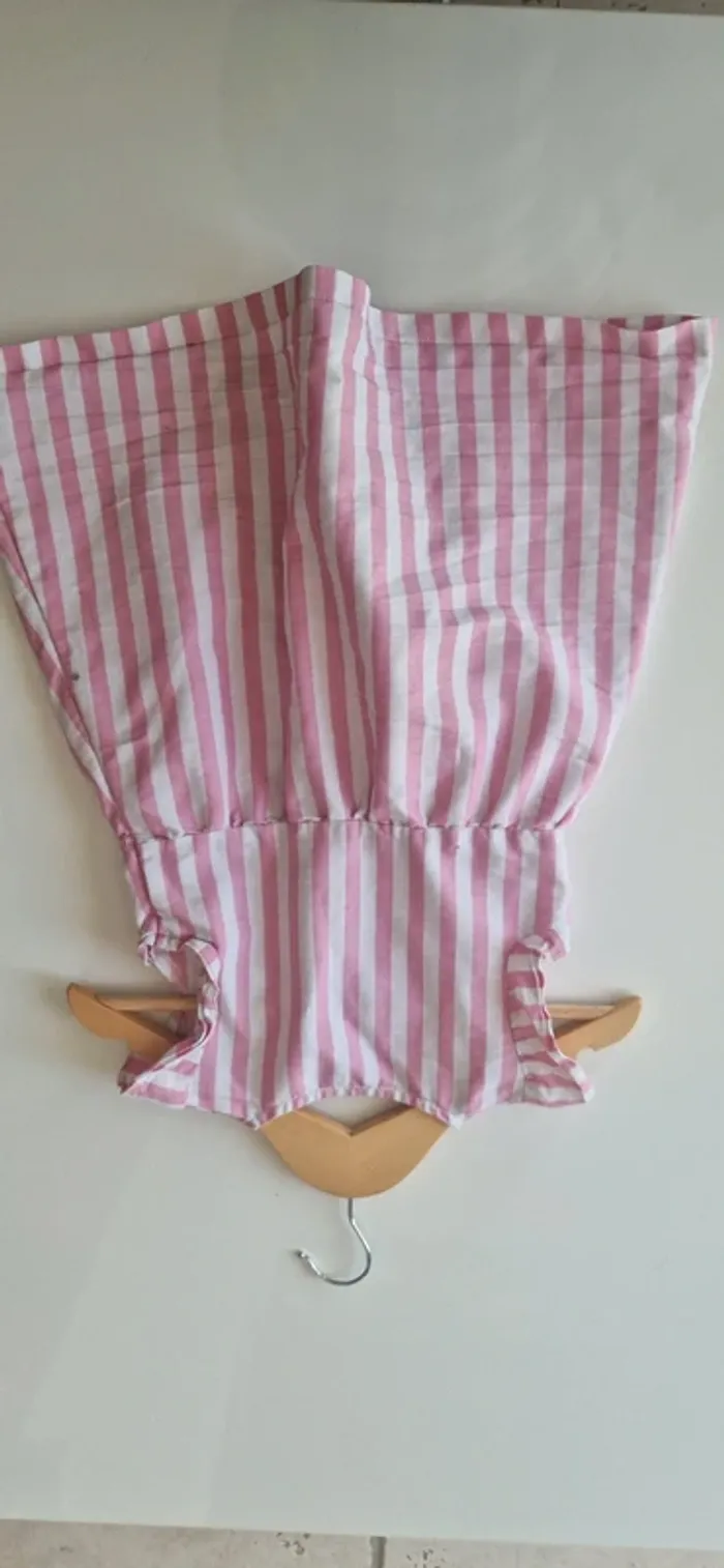 Robe rayé rose et blanc 18 24 mois primark - photo numéro 2