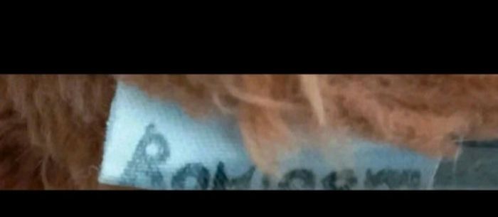 Peluche ours assis boulgom marron 38 cm - photo numéro 7