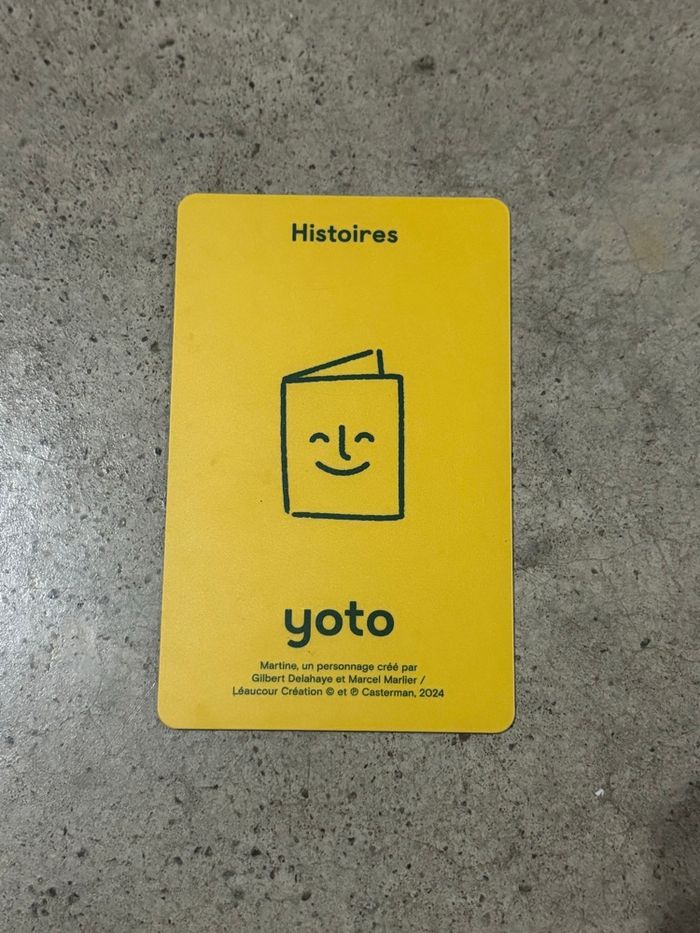 Carte yoto Martine curieuse de tout - photo numéro 2