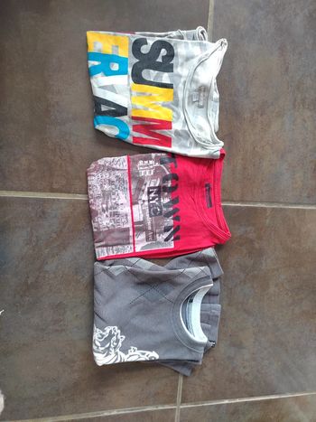 Lot T-shirts manches longues