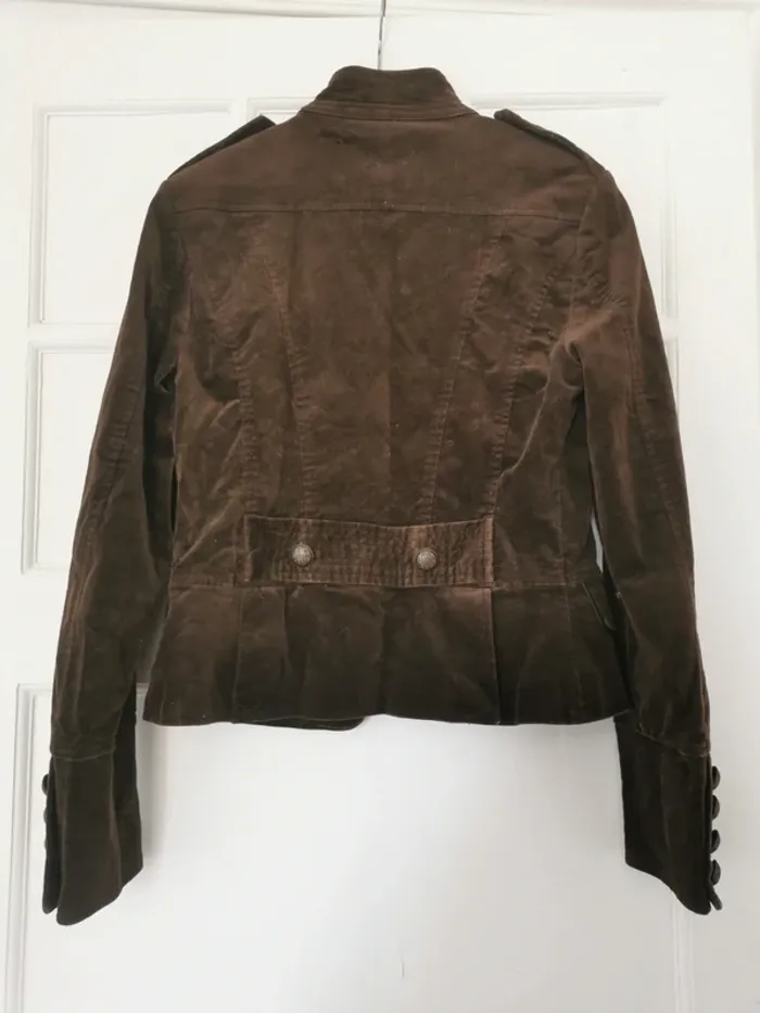 Veste Zara mode en velours - photo numéro 2