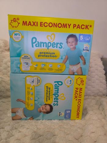 Pampers premium T5 - 2*80 couches