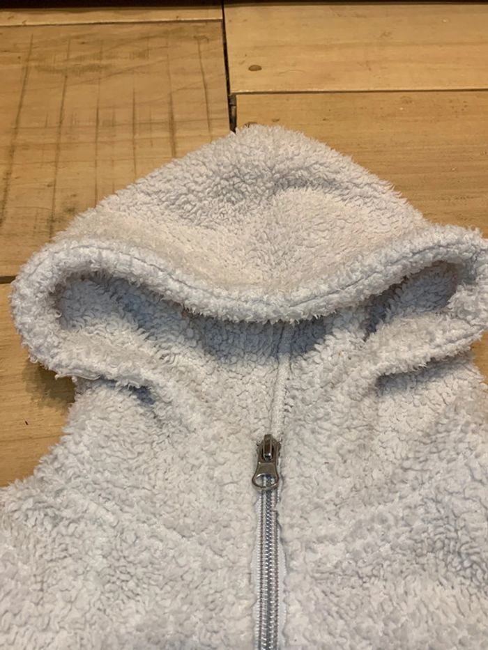 Veste zipée blanche Tissaia 5 ans - photo numéro 3