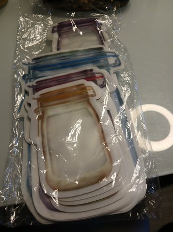 POCHETTE ZIPPE RANGEMENT ALIMENTAIRE