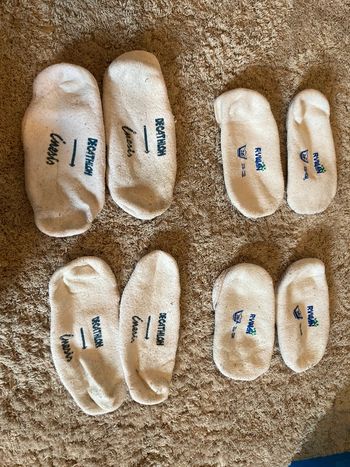 lot de 4 paires de chaussettes/ sockettes pour ballerines