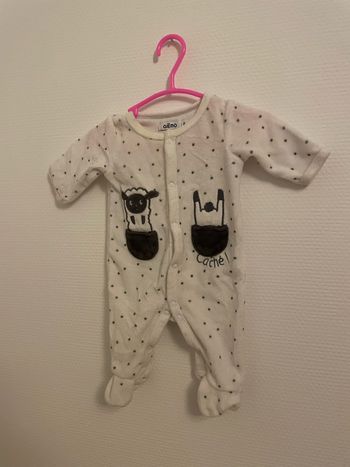 Pyjamas chaud mouton - taille naissance