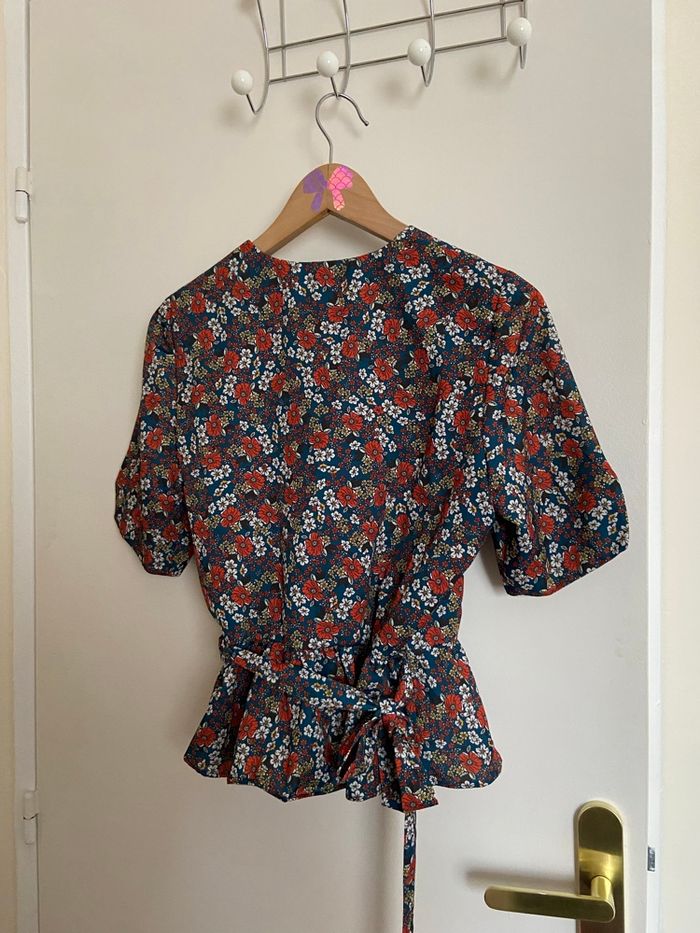 Top cache-cœur à fleurs Émilienne – Sinequanone – Neuf avec étiquette - photo numéro 2