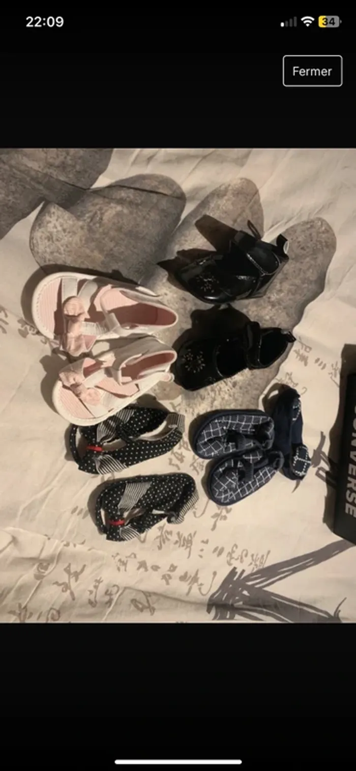 Lot chaussures filles